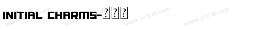 Initial Charms字体转换